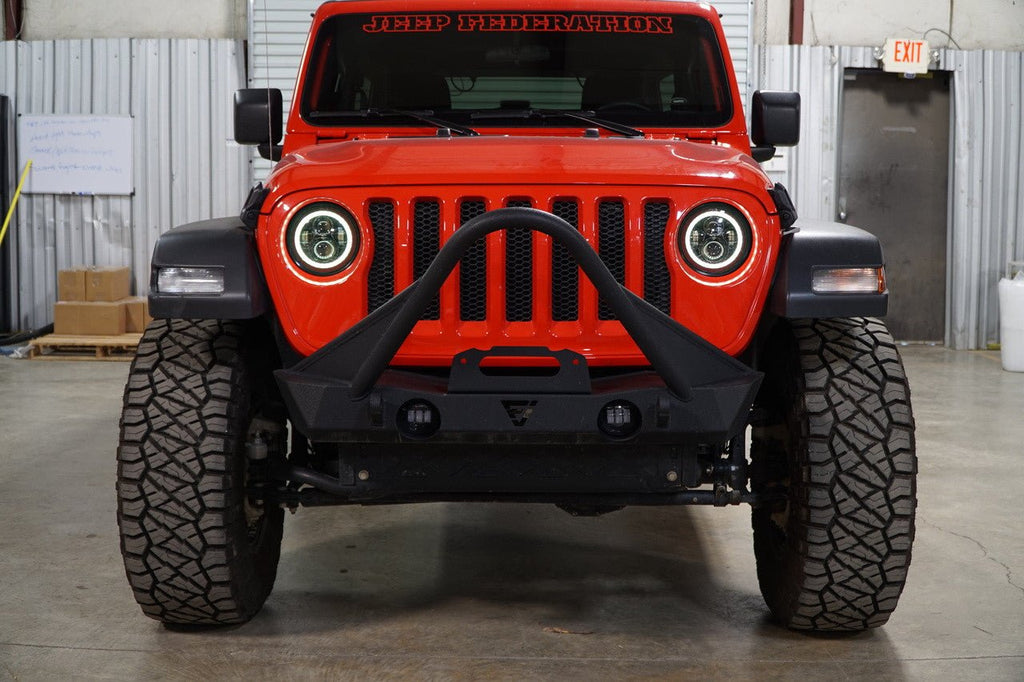 HALO RGB Color Projector LED Headlights for Wrangler JL & Gladiator 2018+ - GENSSI Lighting