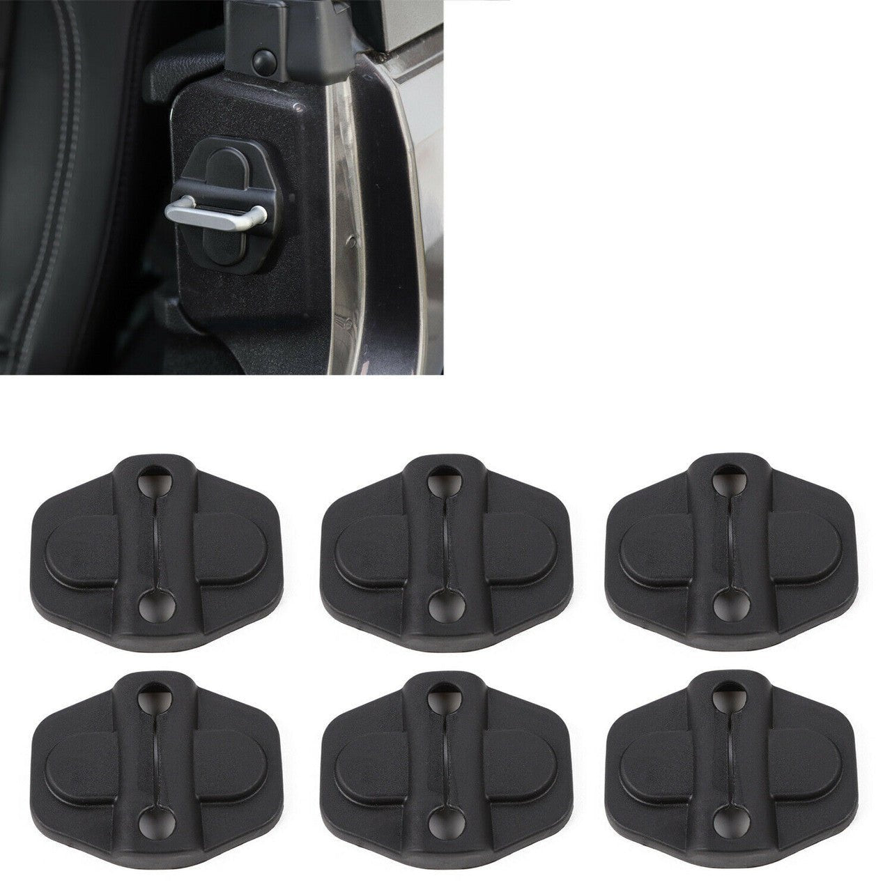 Door Lock Protector Buckle Cover for Jeep Wrangler JL (2018 - 2023) - GENSSI Exterior Part