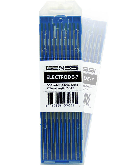 2% Green 3/32 x 7" 2.4mm TIG Welding Tungsten Electrode 175mm Tools