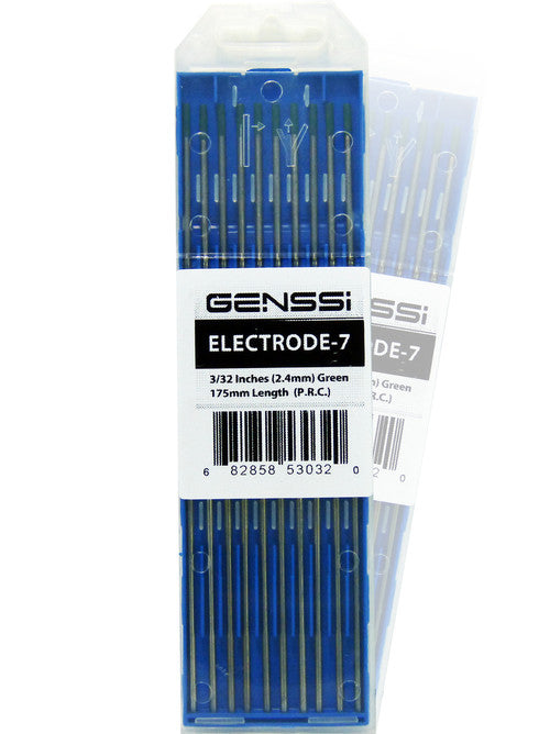 2% Green 3/32 x 7" 2.4mm TIG Welding Tungsten Electrode 175mm Default Title Tools