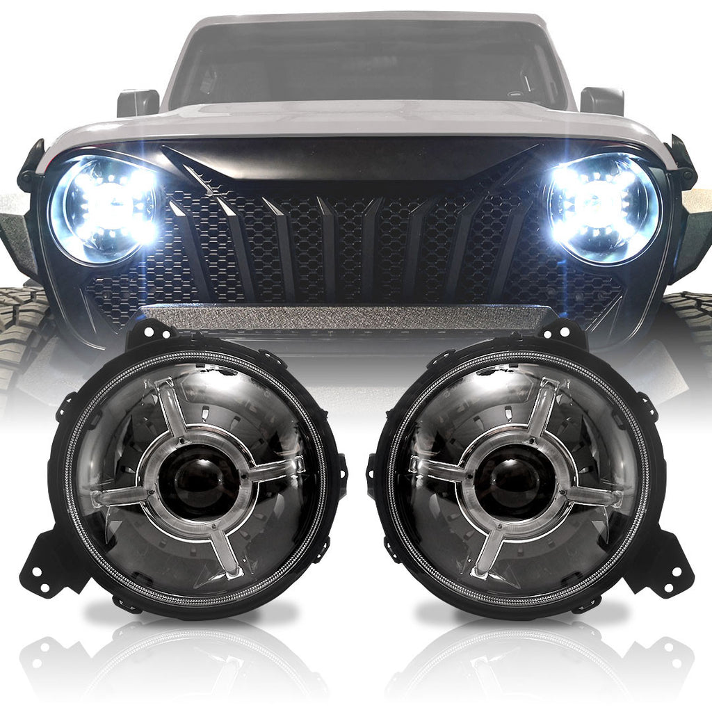 Cyclone LED Headlights for Wrangler JL & Gladiator 2018+ Lighting