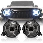 Cyclone LED Headlights for Wrangler JL & Gladiator 2018+ - GENSSI Lighting