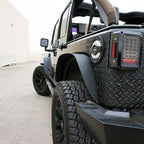 Steel Flat Top Metal Fenders for Wrangler JK 2007 - 2018 - GENSSI Exterior Part