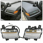 Fender Daytime Running LED Turn Signal Lamps for Jeep Wrangler JL 2018 - 2020 - GENSSI Lighting