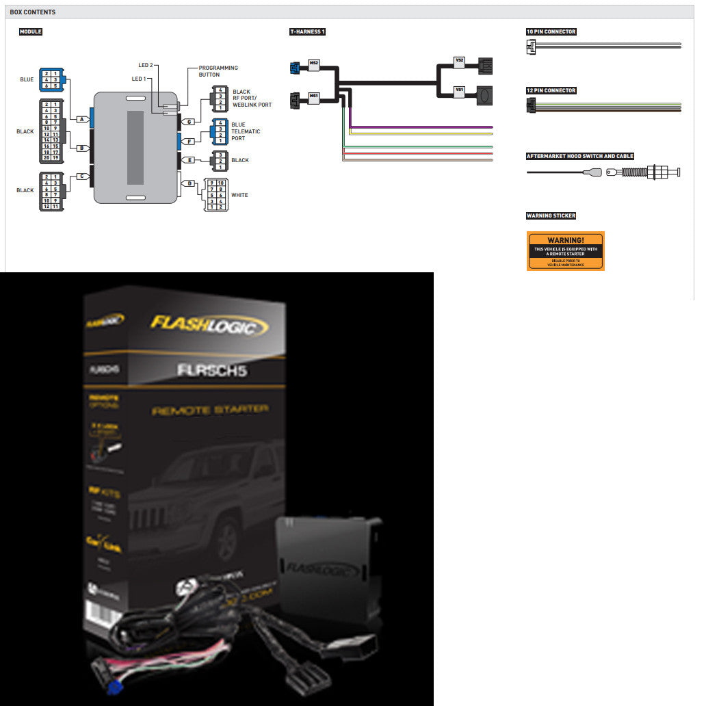 Remote Start Plug and Play for Jeep Wrangler 2007-2018 Electrical
