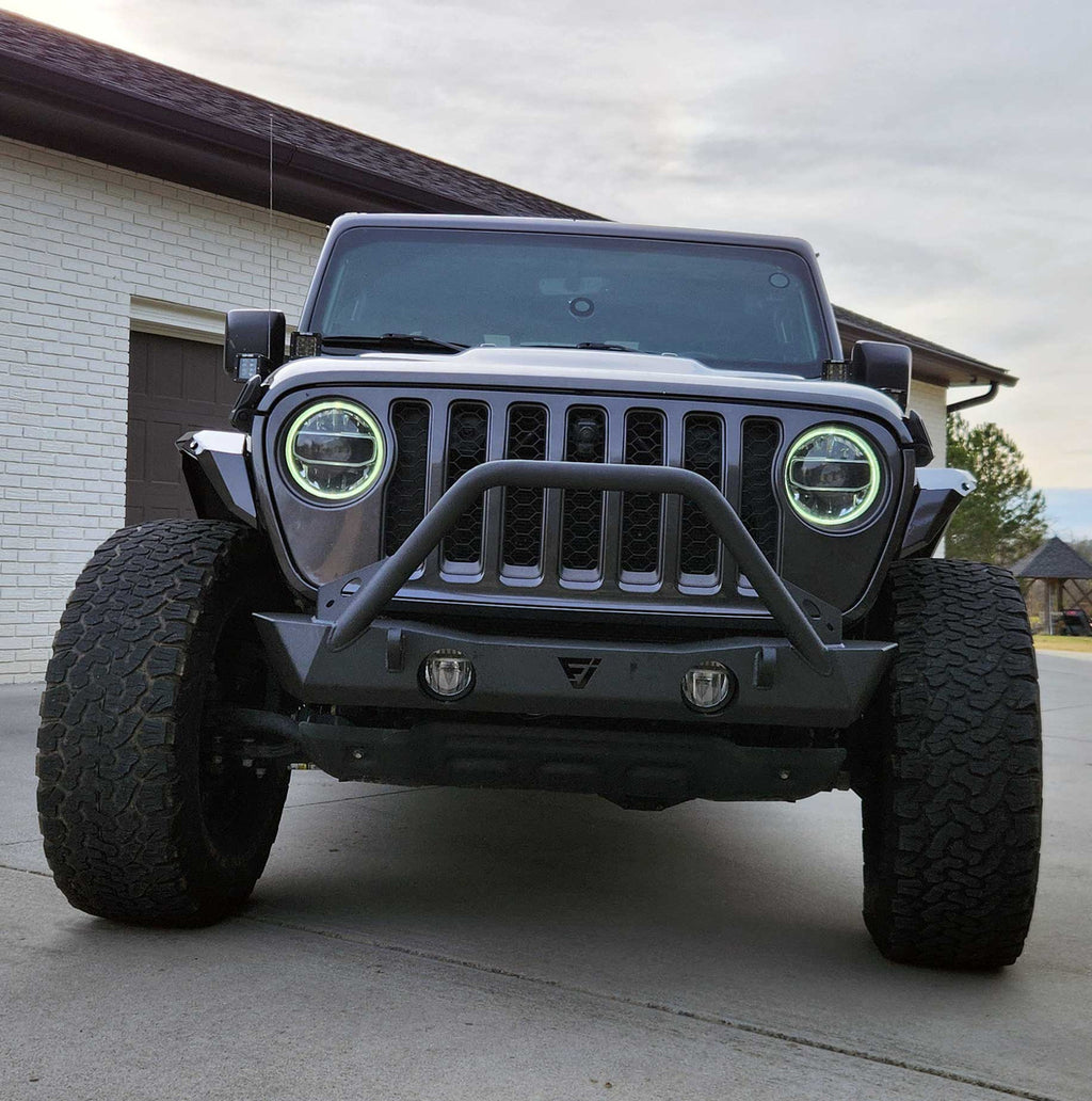 Front And Rear Crusher Metal Fender Flares for 2020-2025 Jeep Gladiator JT Exterior Part