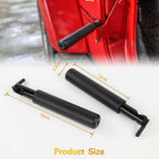 Foot Pegs for Jeep Wrangler JK and JKU 2007 - 2018 Black - GENSSI Exterior Part