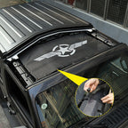 Front Mesh Bikini Top Cover UV Protection Sunshade Net For Jeep Wrangler JL 1pc - GENSSI Exterior Part