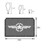 Front Mesh Bikini Top Cover UV Protection Sunshade Net For Jeep Wrangler JL 1pc - GENSSI Exterior Part