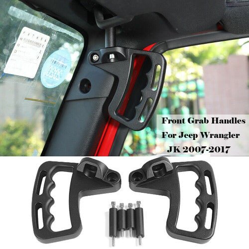 Front Grip Handle Bars for Jeep Wrangler JK JKU 2007 - 2018 - GENSSI Interior Part