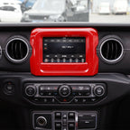 Full Set Interior Decoration Trim Kit for Jeep Wrangler JL 2018 - 2023 Red - GENSSI Interior Part