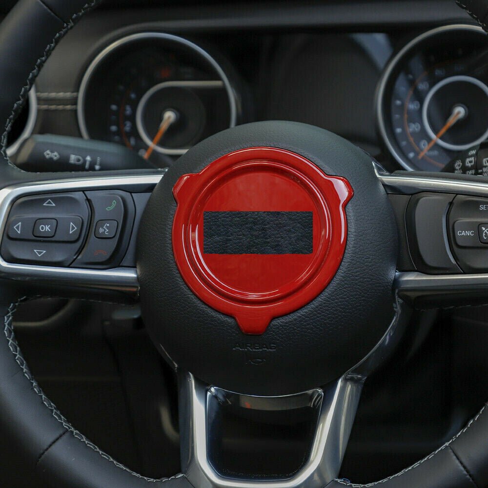 Full Set Interior Decoration Trim Kit for Jeep Wrangler JL 2018 - 2023 Red - GENSSI Interior Part