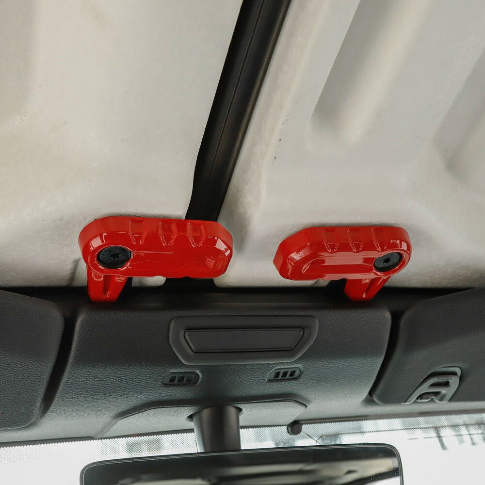 Full Set Interior Decoration Trim Kit for Jeep Wrangler JL 2018 - 2023 Red - GENSSI Interior Part
