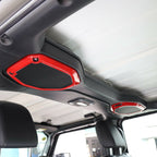 Full Set Interior Decoration Trim Kit for Jeep Wrangler JL 2018 - 2023 Red - GENSSI Interior Part