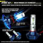 LED Headlight Conversion Kit for Jeep Wrangler JL 2018 - up - GENSSI Lighting