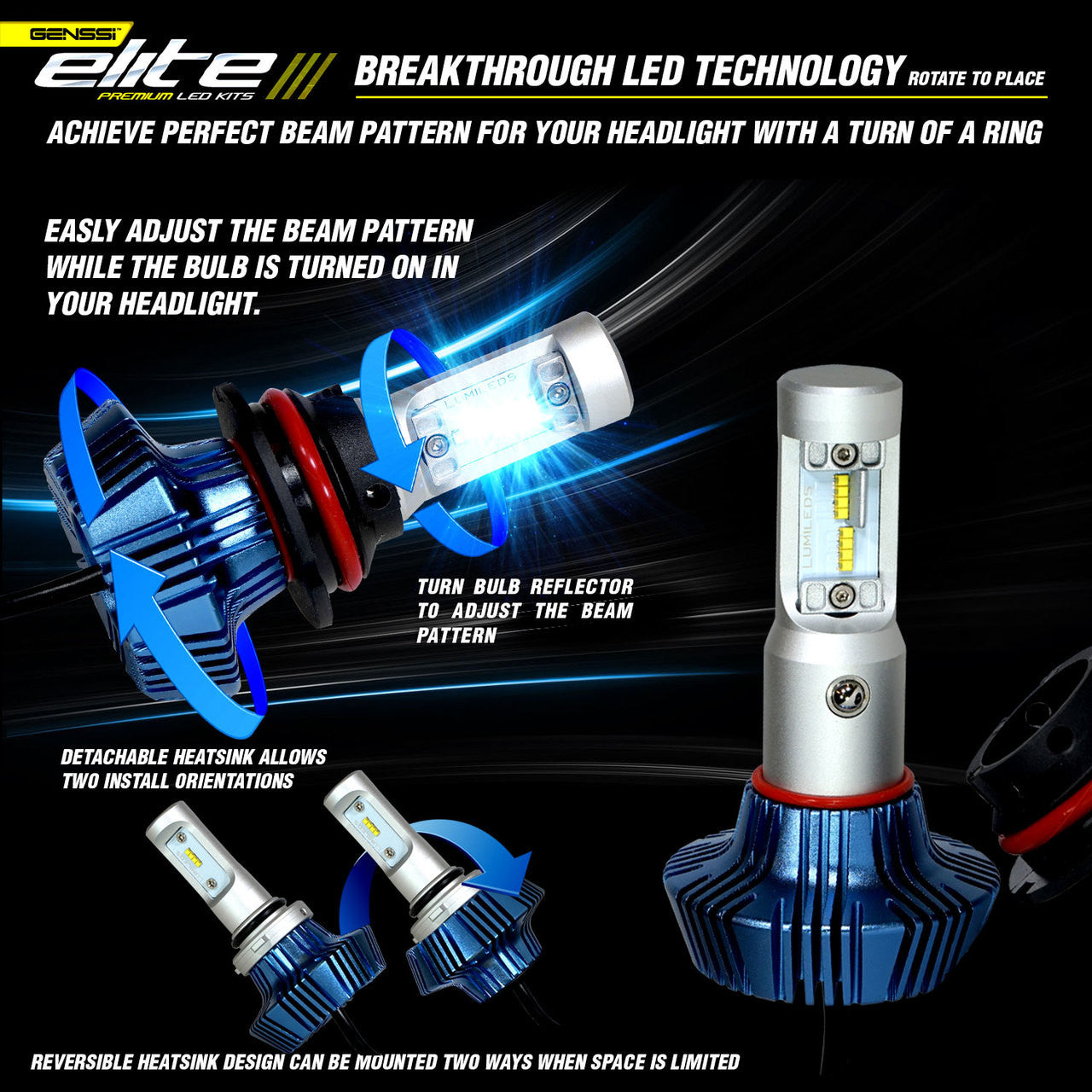 LED Headlight Conversion Kit for Jeep Wrangler JL 2018-up Lighting