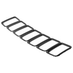 Gloss Black Grille Trim 7 Piece Ring Set for Jeep Grand Cherokee 2014 - 2016 - GENSSI Grille