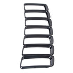 Gloss Black Grille Trim 7 Piece Ring Set for Jeep Grand Cherokee 2014 - 2016 - GENSSI Grille