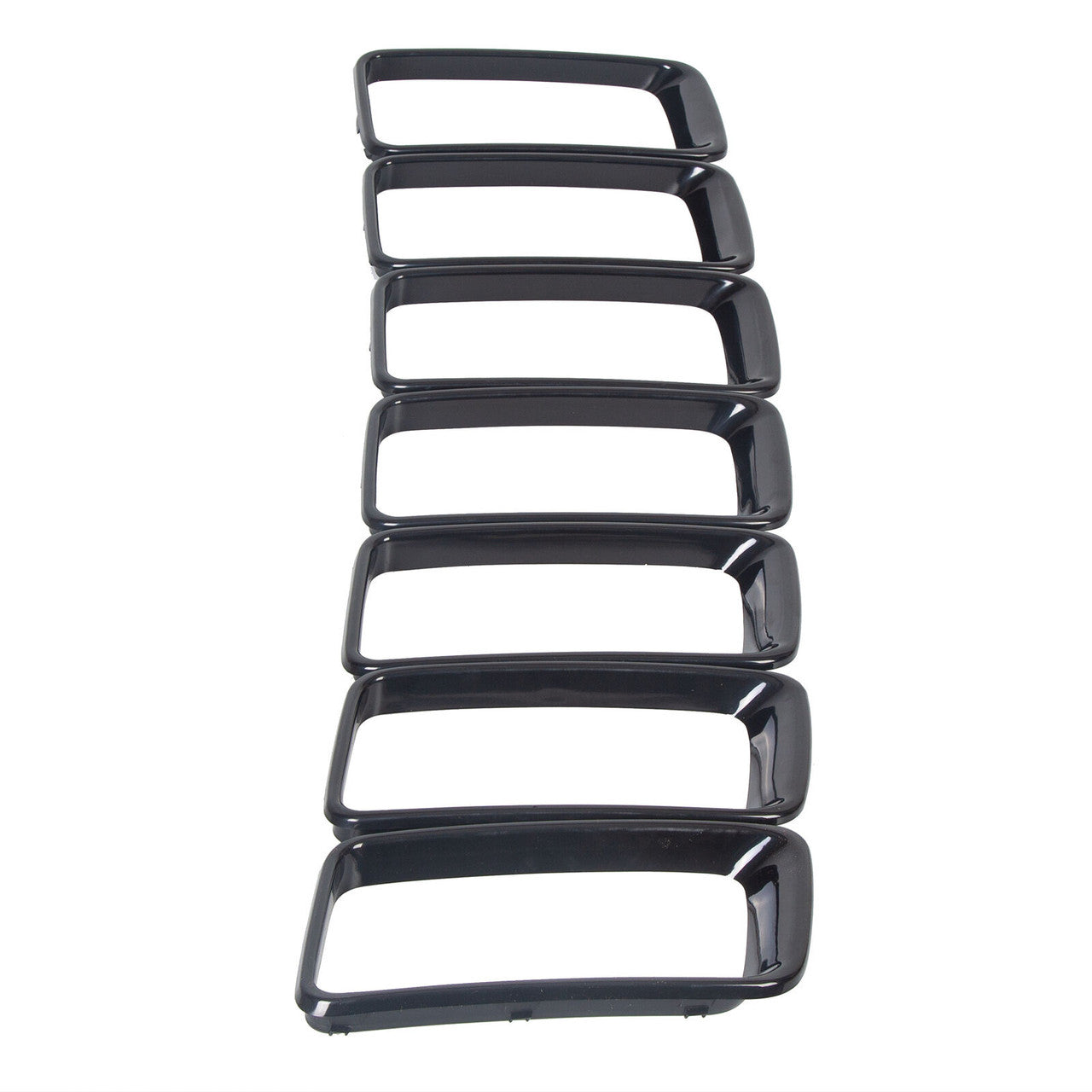 Gloss Black Grille Trim 7 Piece Ring Set for Jeep Grand Cherokee 2014-2016 Grille