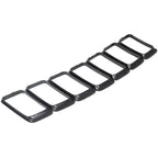 Gloss Black Grille Trim 7 Piece Ring Set for Jeep Grand Cherokee 2014 - 2016 - GENSSI Grille