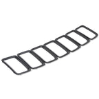 Gloss Black Grille Trim 7 Piece Ring Set for Jeep Grand Cherokee 2014 - 2016 - GENSSI Grille
