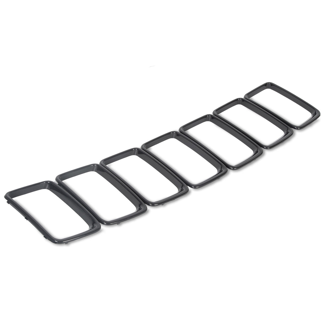 Gloss Black Grille Trim 7 Piece Ring Set for Jeep Grand Cherokee 2014-2016 Grille