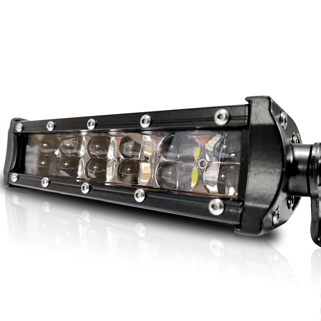 36W 7 Inches Slim Black Projector Spot LED Light Bar Lighting