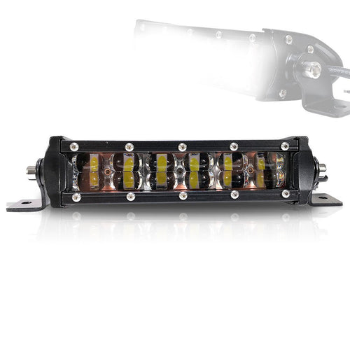 36W 7 Inches Slim Black Projector Spot LED Light Bar - GENSSI Lighting