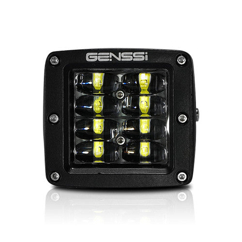 Four Row Cube Pod LED 3 Inches Auxiliary Lights Black Lighting