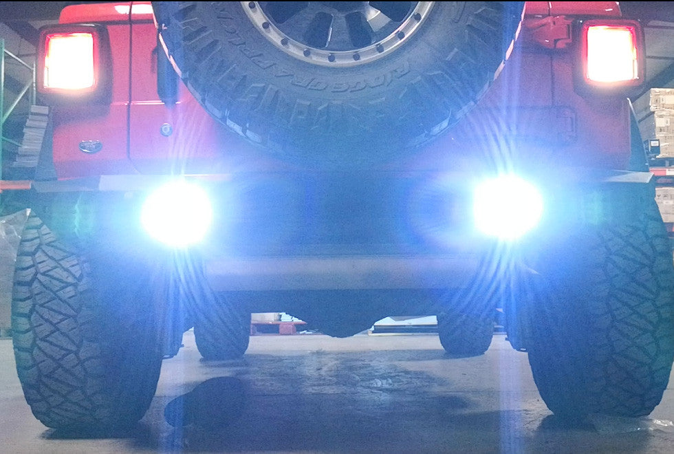 Four Row Cube Pod LED 3 Inches Auxiliary Lights Black Lighting