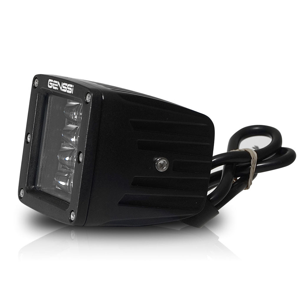 Four Row Cube Pod LED 3 Inches Auxiliary Lights Black Lighting