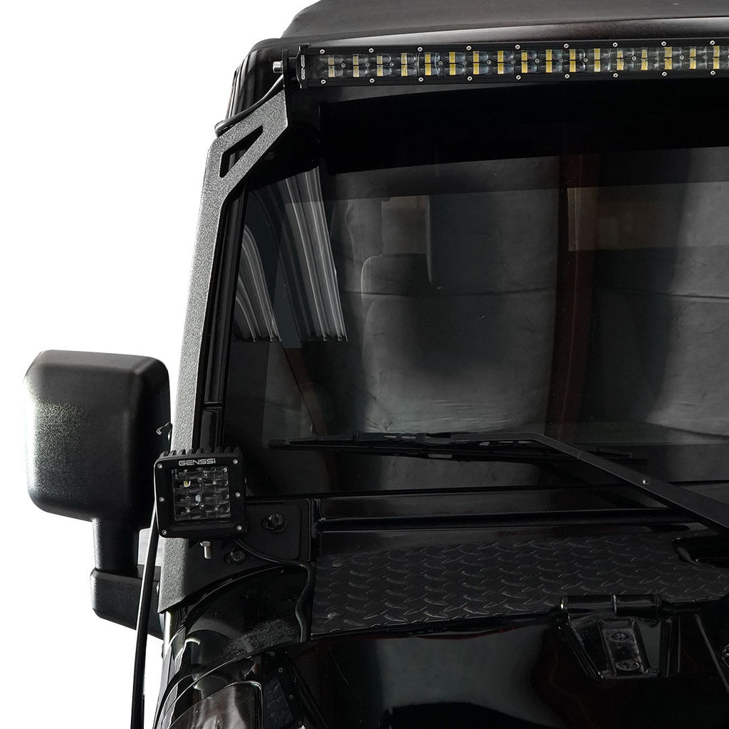 Four Row Cube Pod LED 3 Inches Auxiliary Lights Black Lighting