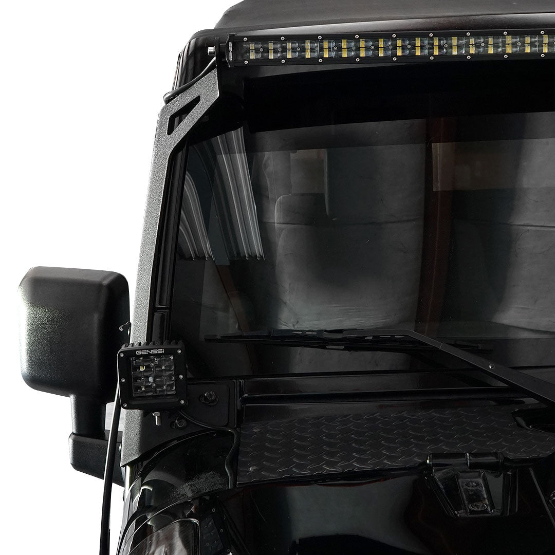 Four Row Cube Pod LED 3 Inches Auxiliary Lights Black Lighting