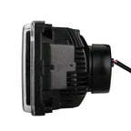 4x6 LED Projector Headlights H4651 H4652 H4656 H4666 H6545 Chrome Set - GENSSI Lighting