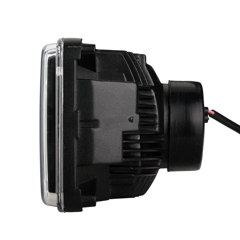 4x6 LED Projector Headlights H4651 H4652 H4656 H4666 H6545 Chrome Set Lighting