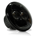 5.75 (5 3/4) Inch LED Black Projector Headlights Round DOT Set Lighting