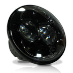 5.75 (5 3/4) Inch LED Black Projector Headlights Round DOT Set Lighting