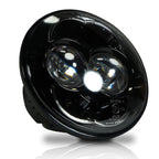 5.75 (5 3/4) Inch LED Black Projector Headlights Round DOT Set Lighting