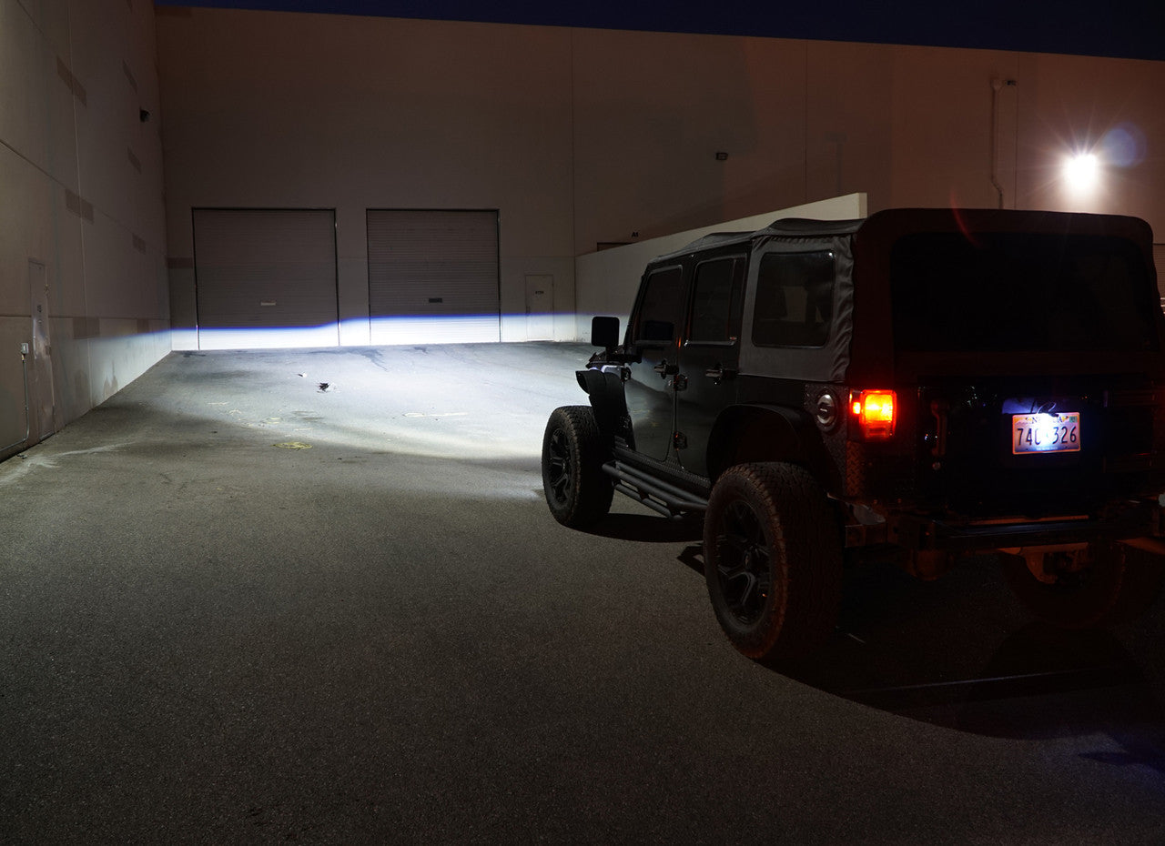 APOLLO Black Projector LED Headlights for Wrangler 1996-2018 Lighting