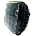 APOLLO LED Black Projector Headlights for XJ and YJ - GENSSI Lighting