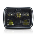 APOLLO LED Black Projector Headlights for XJ and YJ - GENSSI Lighting