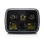 APOLLO LED Black Projector Headlights for XJ and YJ - GENSSI Lighting