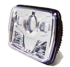 APOLLO LED Chrome Projector Headlights for XJ and YJ - GENSSI Lighting