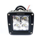DUELY Cube Pod LED 3 Inches Auxiliary Lights Black (2 PODS) - GENSSI Lighting