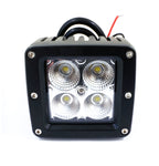 20W Bumper Bar Duely Flood POD LED Light Black Lighting