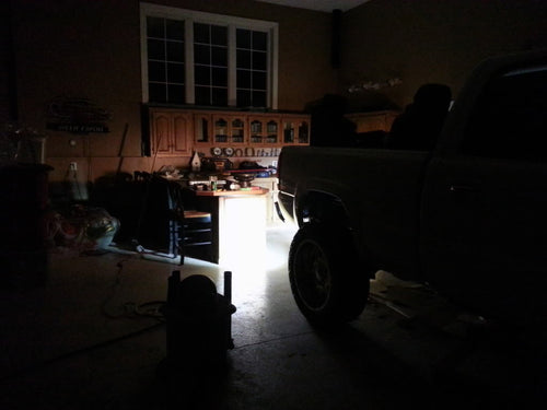 20W Bumper Bar Duely Flood POD LED Light Black Lighting