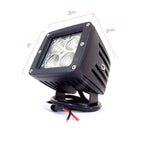 DUELY Cube Pod LED 3 Inches Auxiliary Lights Black (2 PODS) - GENSSI Lighting