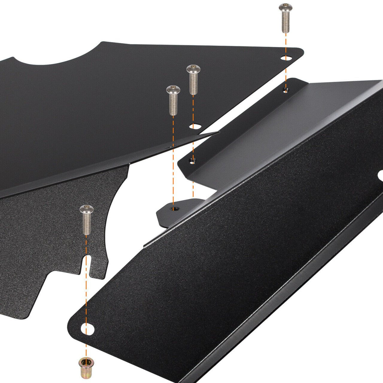 Front and Rear Inner Fender Liners for Jeep Wrangler (2018 - 2023) JL JLU - GENSSI Exterior Part