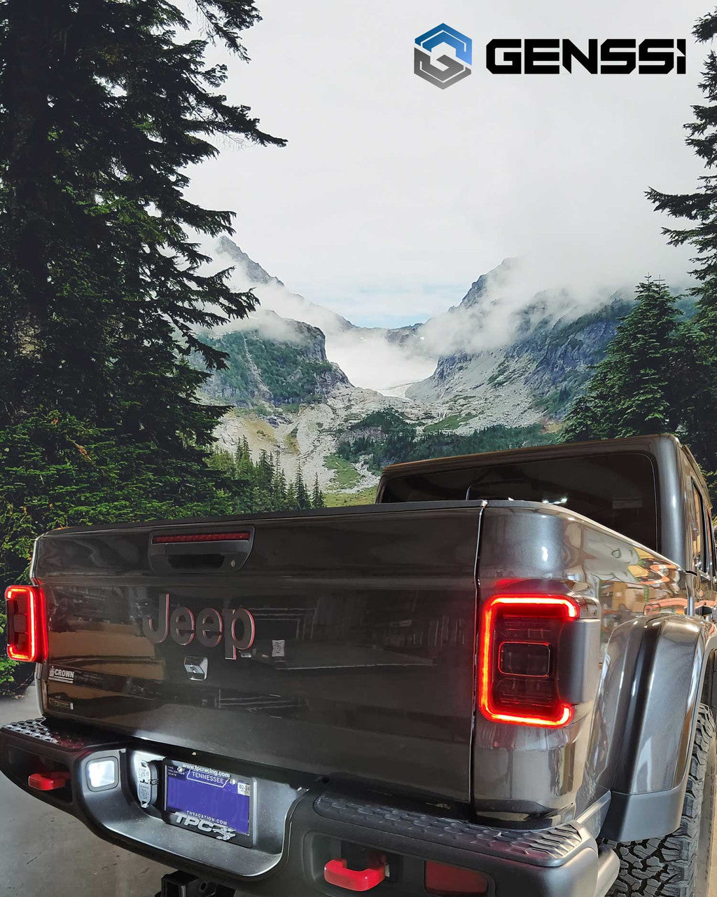 XPE Smoked LED Tail Lights for Gladiator JT 2020-2023 Lighting