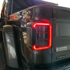 XPE Smoked LED Tail Lights for Gladiator JT 2020 - 2023 - GENSSI Lighting
